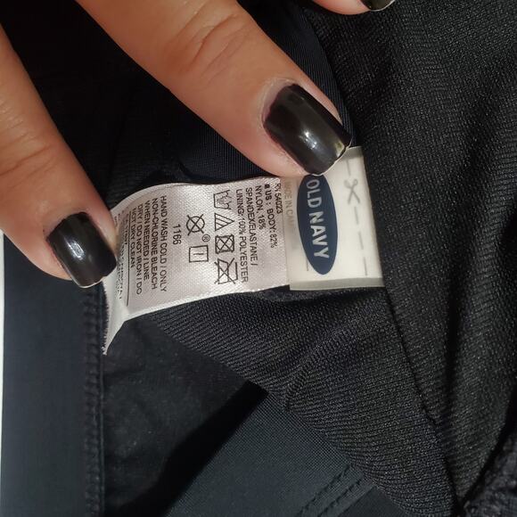 Old Navy 2 Piece Bikini Separates Black Top Purple Print Bikini Bottom  Large - Picture 8 of 8